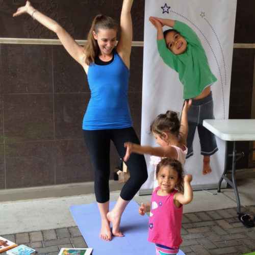 Namaste Kid Booth at Community Event