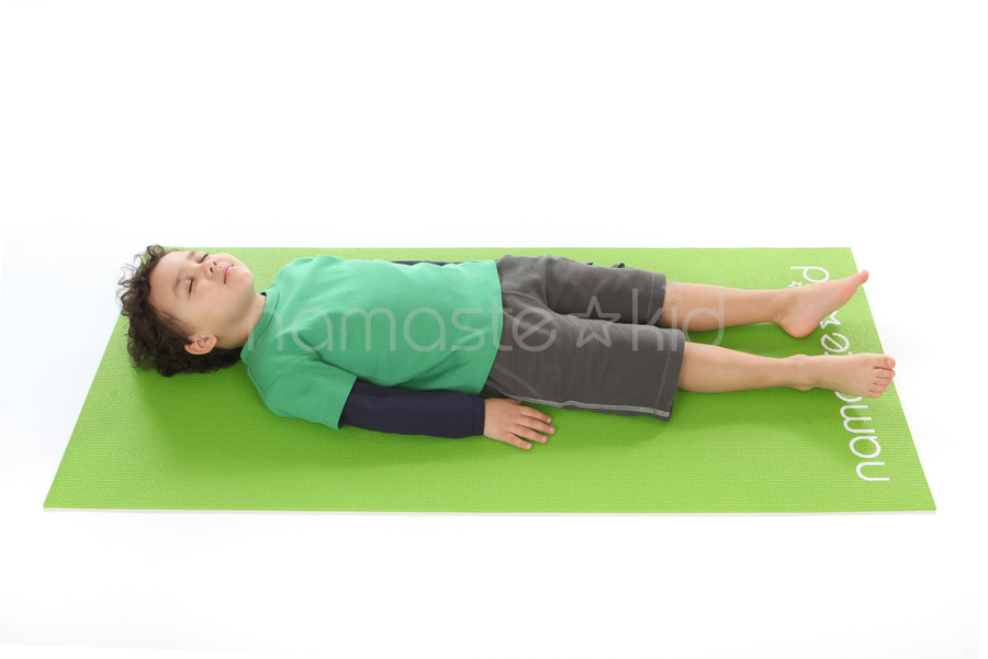 Child Doing Yoga Pose for Nap Time